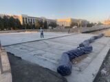 Road construction in Samarkand